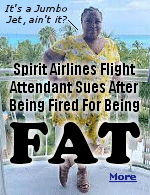 A former flight attendant for Spirit Airlines is suing the company, claiming she was discriminated against and wrongfully fired because she was too overweight to strap herself into a crew jumpseat. 